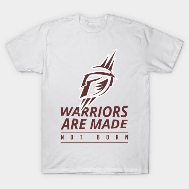 Warriors Are Made T-Shirt by Whatastory